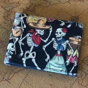 Wallet Calavera Mexican Leather #dayofthedead